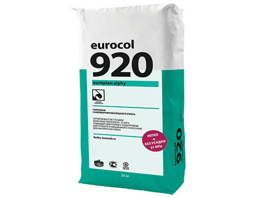 Смесь Forbo Eurocol 920 Europlan Alphy, 25 кг